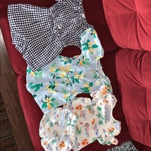 4T Romper and short set bundle